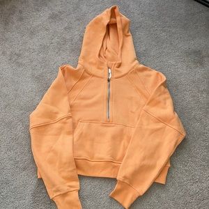 RARE nwot lululemon scuba oversized half zip hoodie